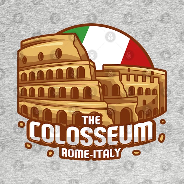 colosseum italy landmark by noorshine